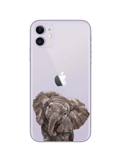 Husa iPhone 16, Silicon Premium, Baby Elephant